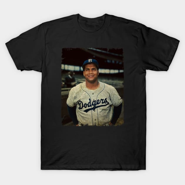 Roy Campanella in Los Angeles Dodgers T-Shirt by anjaytenan